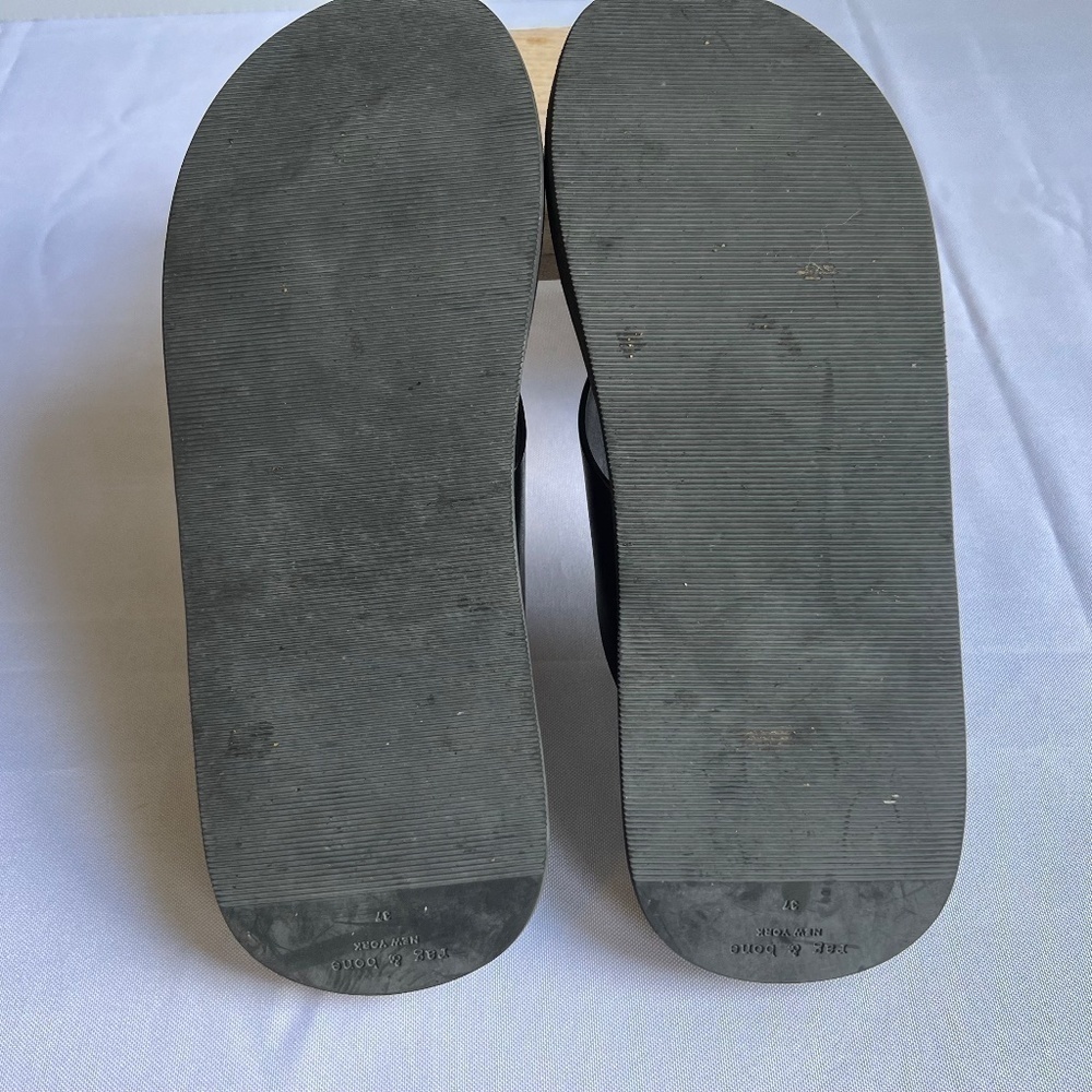 Rag and Bone Sold Out Parker Thong Sandals in Black Size 37 - Picture 6 of 7
